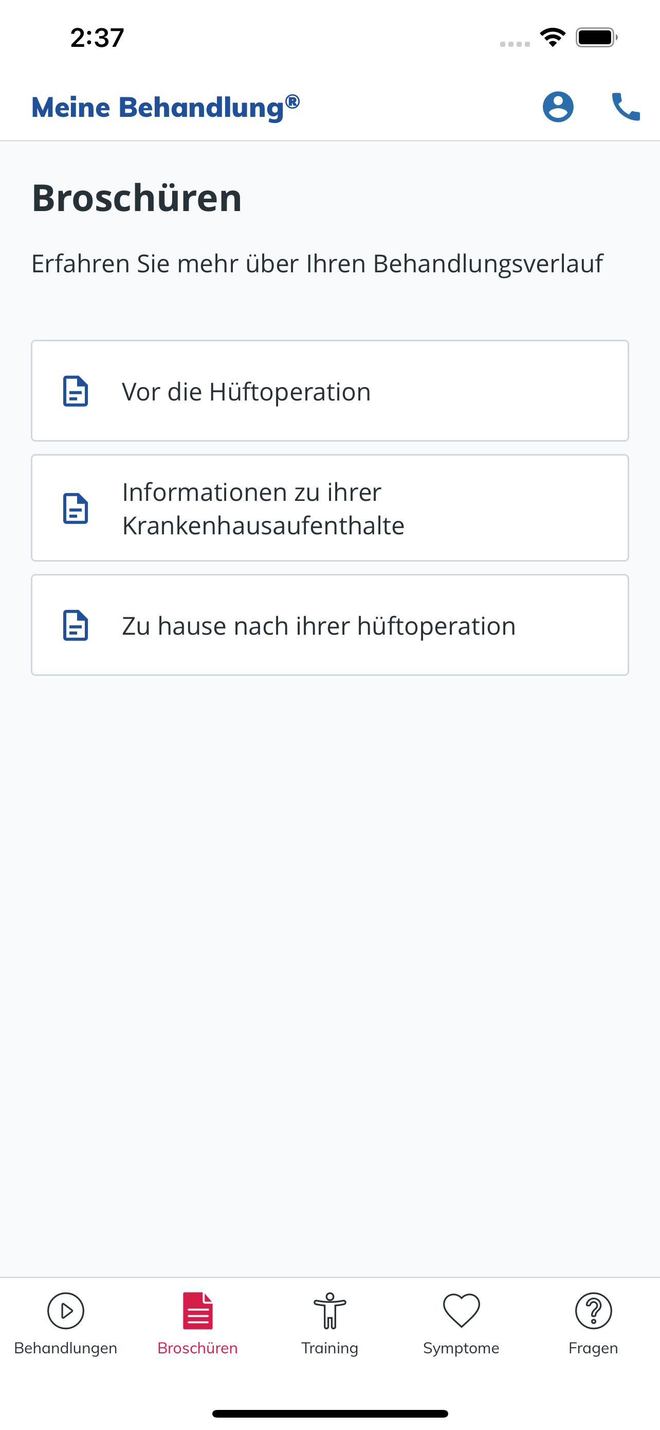Meine Behandlung