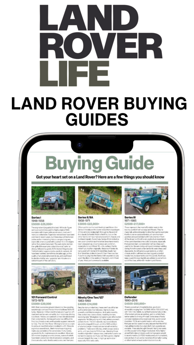 Land Rover Life Screenshot