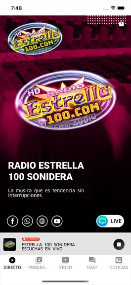 Game screenshot Estrella 100 Sonidera apk
