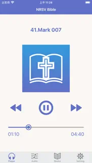 nrsv bible (audio & book) iphone screenshot 1