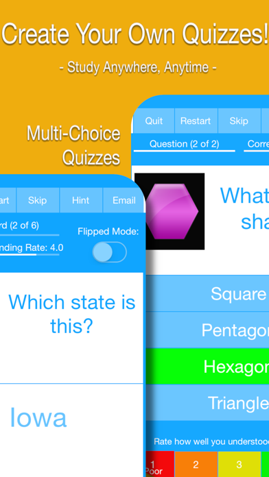 Screenshot #2 pour Quiz and Flashcard Maker