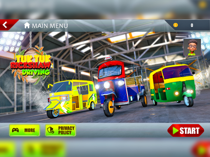 TukTuk Auto Rickshaw Taxi Game