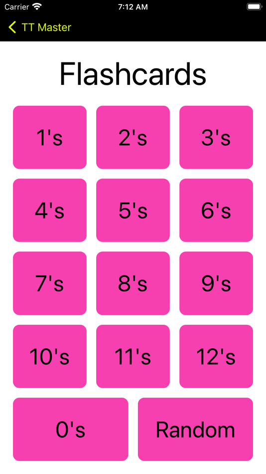 #5. Times Tables 12x12 (iOS) 由: Aaron Orr