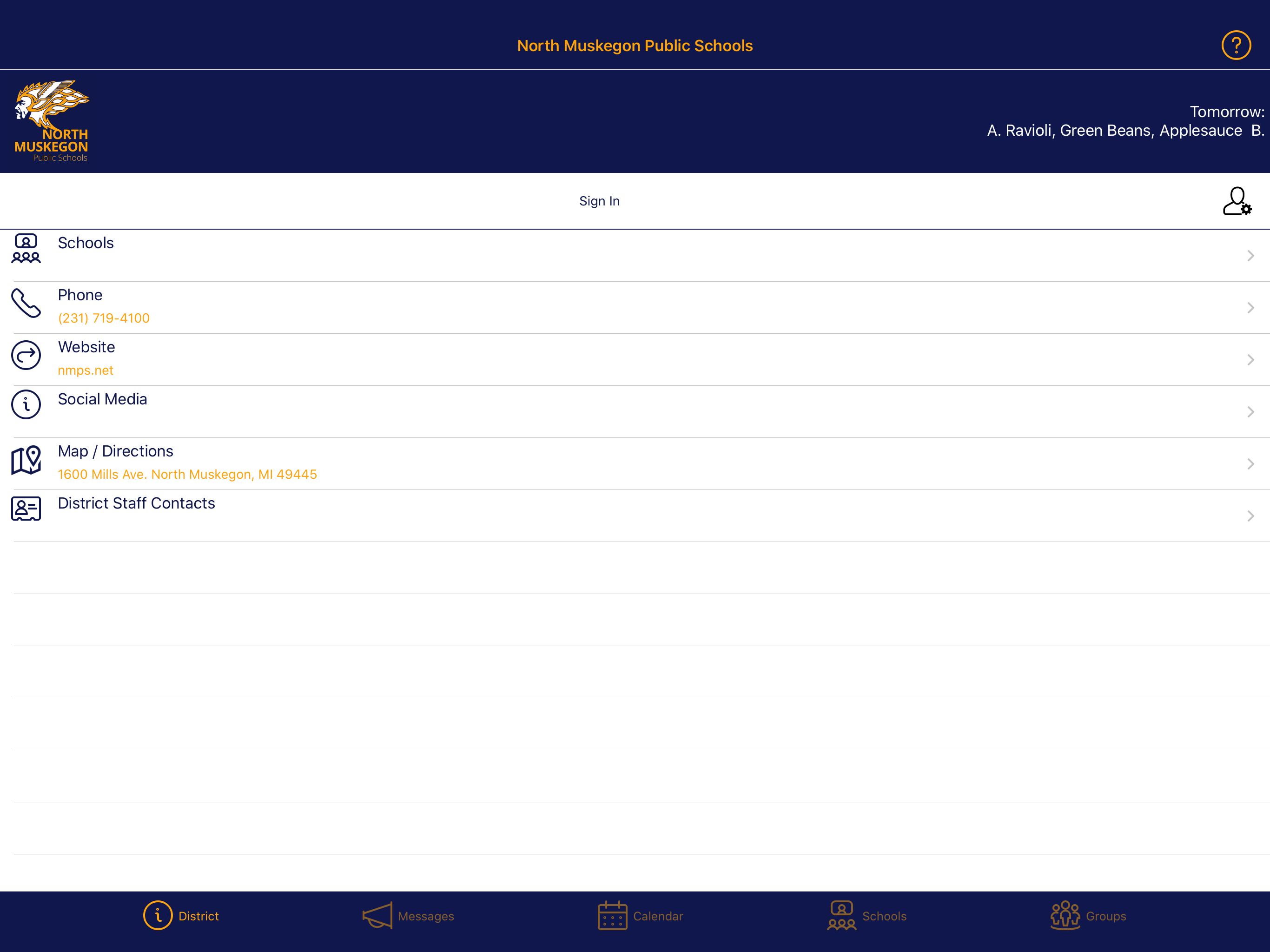 North Muskegon Public Schools screenshot 3
