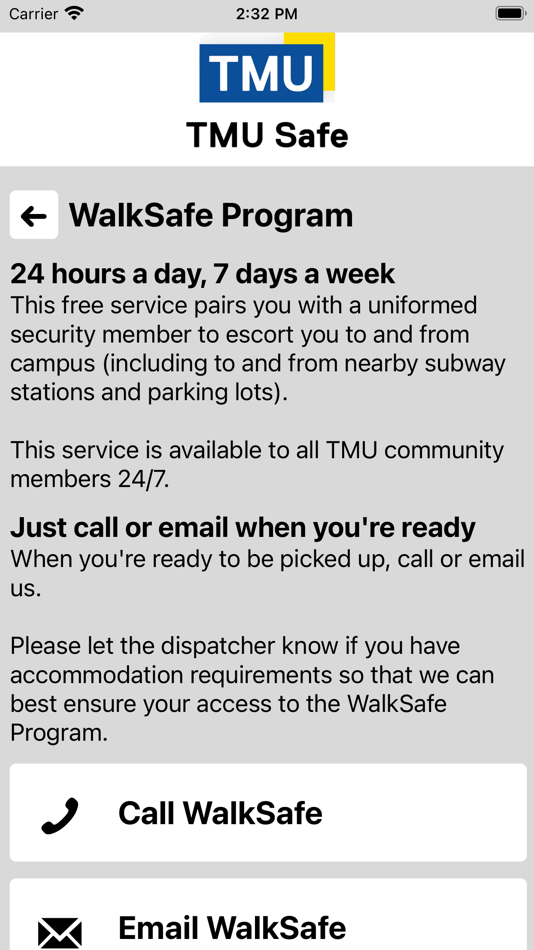 #3. TMU Safe (iOS) 由: Toronto Metropolitan University