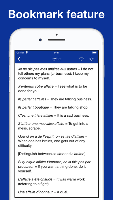 Screenshot #2 pour French Idioms and Proverbs