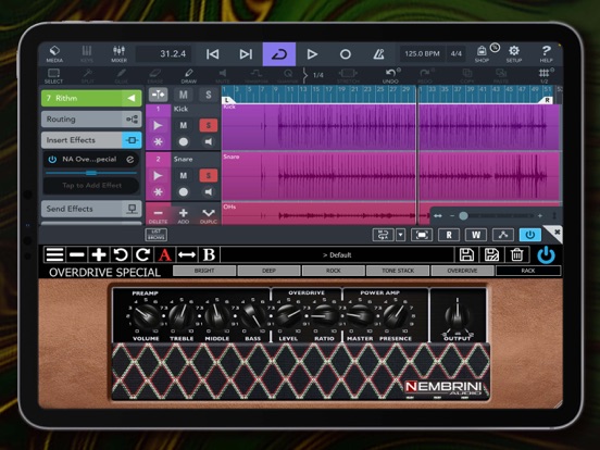 Overdrive Special iPad screenshot 1 - Music app