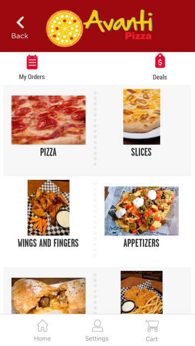 Avanti's Pizza Screenshot