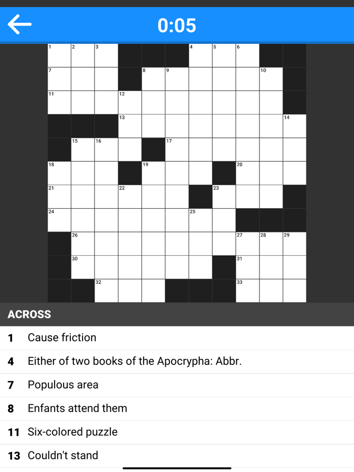 Crossword - Fun Word Puzzles