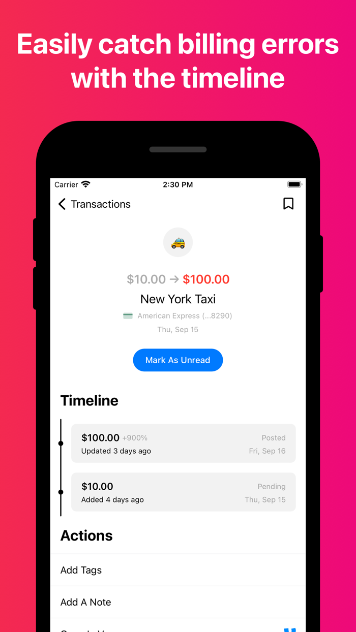 Transactions Finance Kit