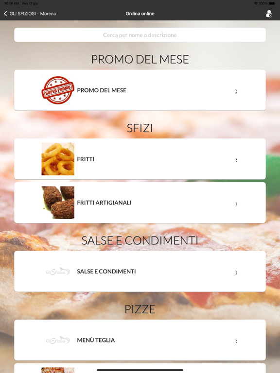 Screenshot #6 pour Pizzeria Gli Sfiziosi