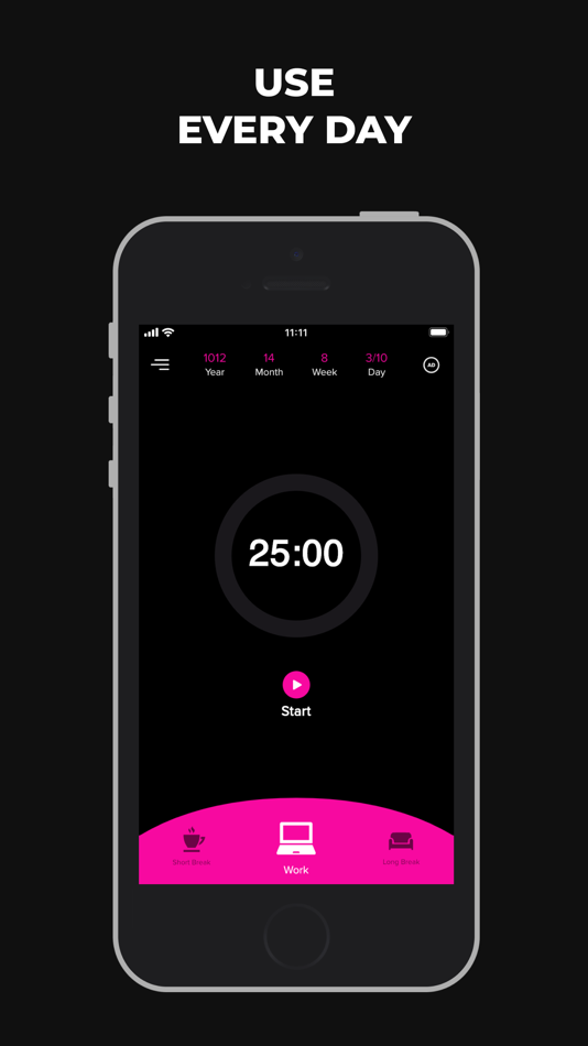 #1. Minimalist Pomodoro Timer (iOS) 来自: SHPAVDA, TOO