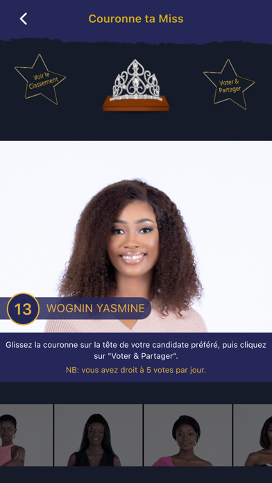 Miss Côte d'ivoire Screenshot