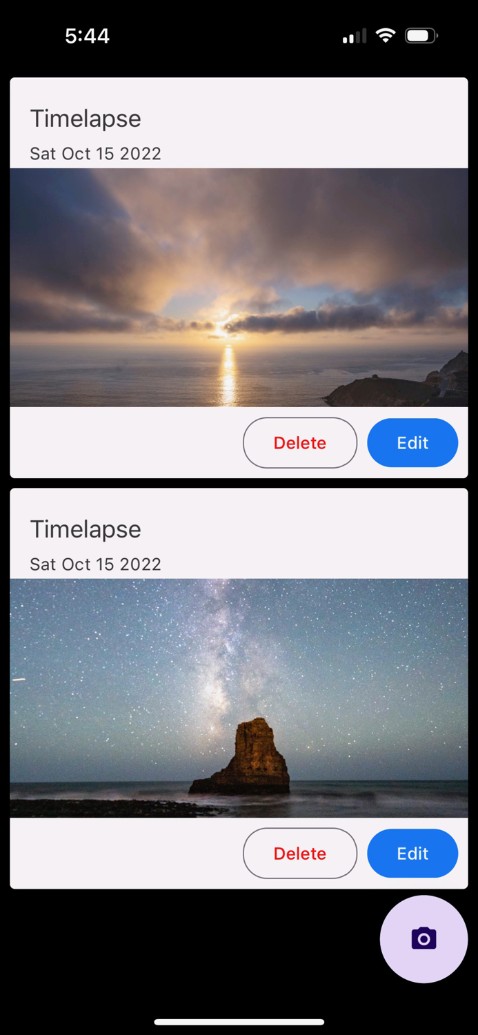 Timelapse Editor