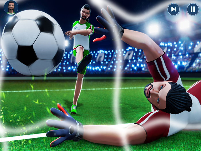 Soccer League Football Striker