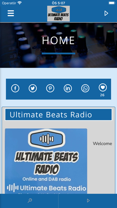 Ultimate Beats Radio Screenshot
