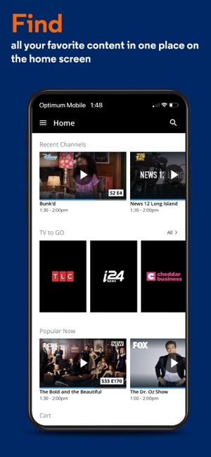 Optimum TV on the App Store