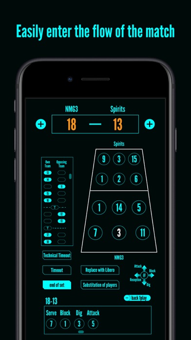 Volleyball Score Management Screenshot