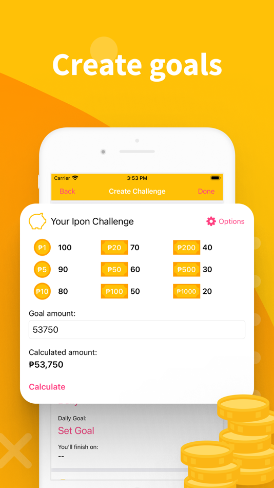 #3. My Ipon Challenge : Piggy Bank (iOS) 由: Maervince Gonzales