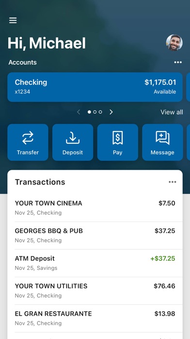 Southern States Bank Digital Screenshot