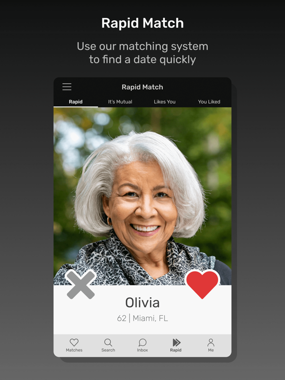 Screenshot #5 pour Black Senior Personals App