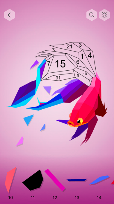 Poly Color - Coloring Puzzle Screenshot