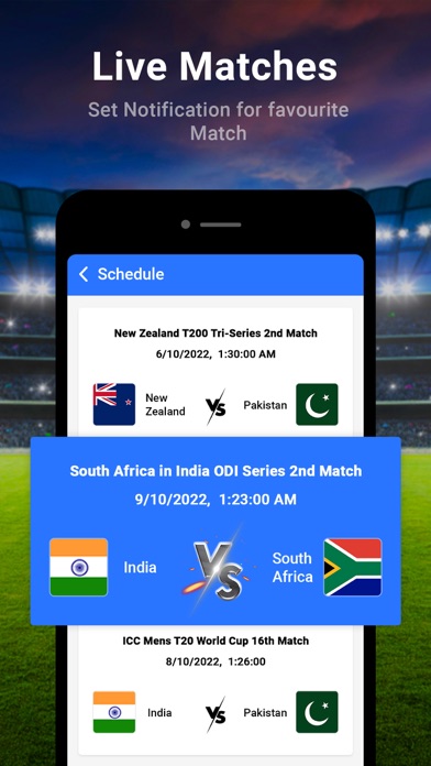 Live Cricket Score - Line Live Screenshot