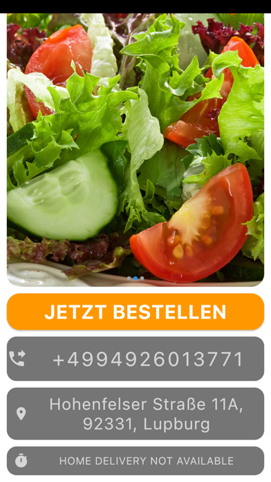 Bollywood Lupburg Restaurant Screenshot