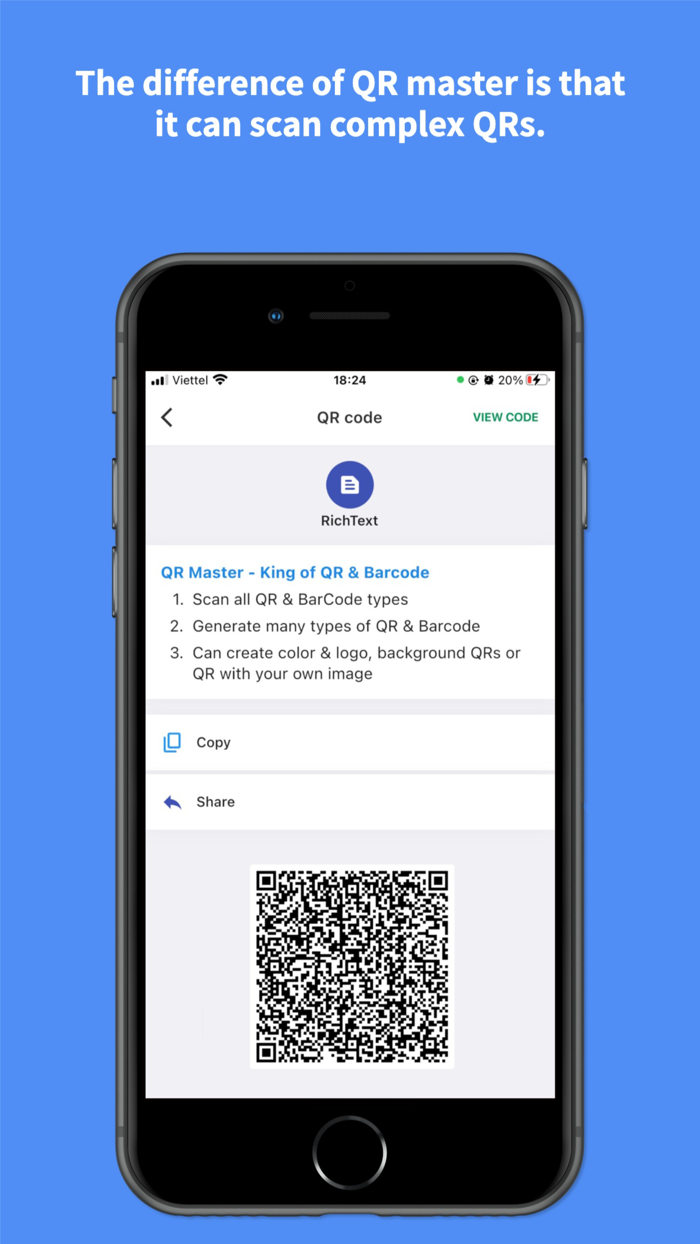 QR code Barcode UPC Reader