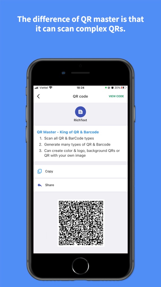 #7. QR code, Barcode, UPC Reader (iOS) Podle: AmazinPro