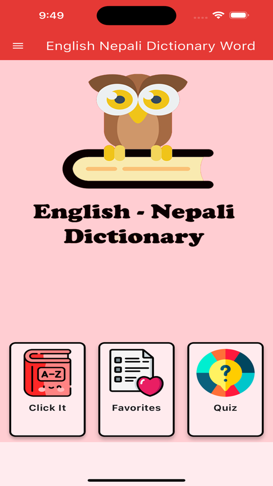 English Nepali Dictionary Word - 1.0 - (iOS)