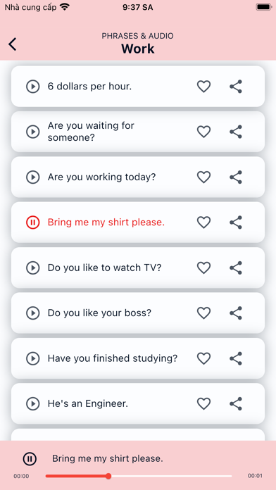 English Phrases Audio Screenshot