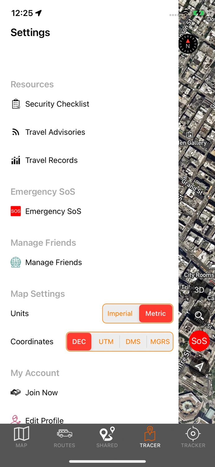 Route Recon-Transit and Security