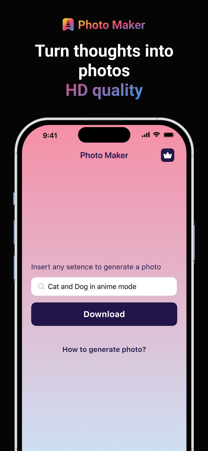 Photo Maker – AI Art Generator