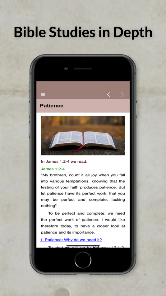 #1. Bible Studies in Depth Daily (iOS) 由: David Ortega Lopez