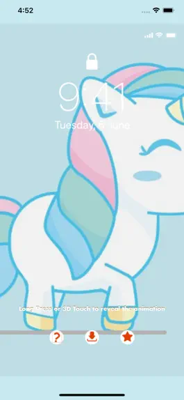 Game screenshot Baby Unicorn Live Wallpaper hack