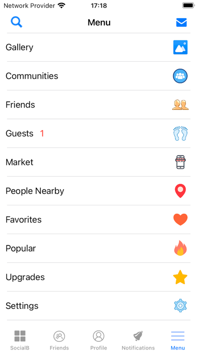 SocialB Screenshot