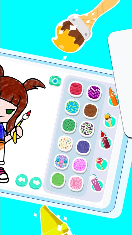 Glitter Doll Coloring Book