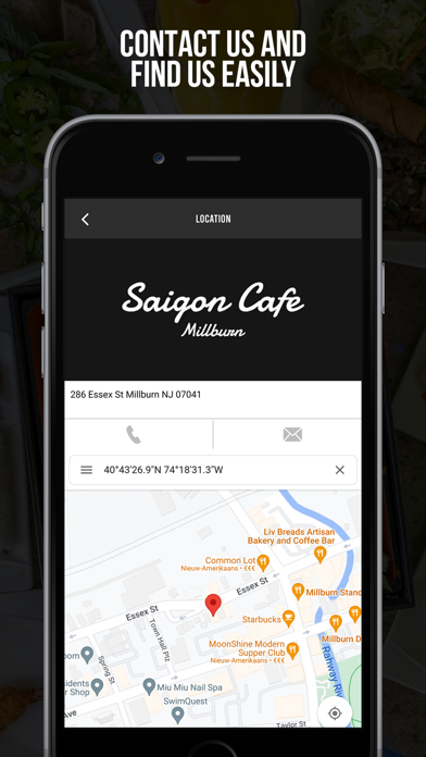 Saigon Café Millburn Screenshot