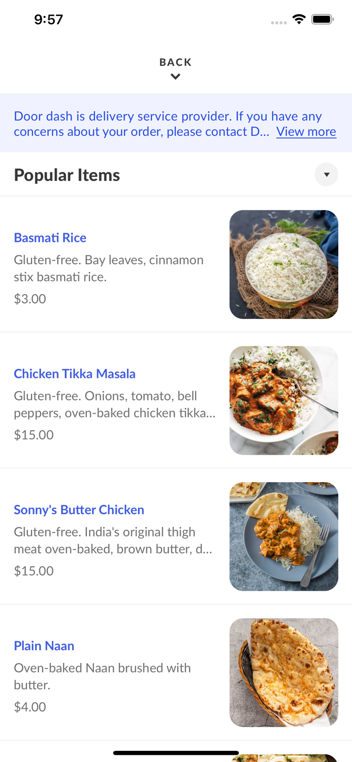 Sonnys Indian Kitchen