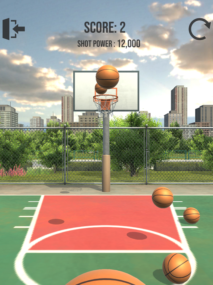 Basketball Court Dunk Shoot