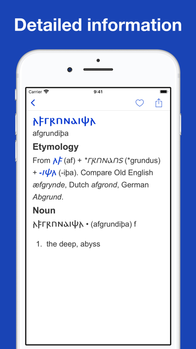 Screenshot #2 pour Gothic Etymology Dictionary