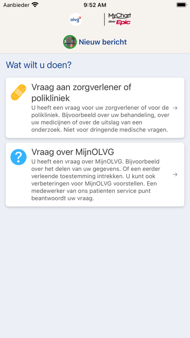 MijnOLVG Screenshot