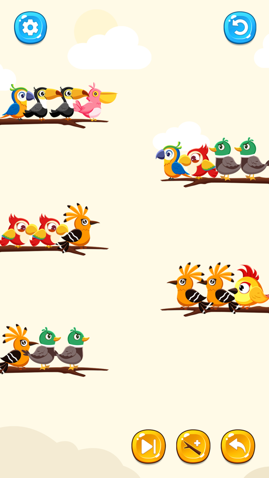 #2. Color Bird Game: Sort It Now (iOS) By: Luong Vuong