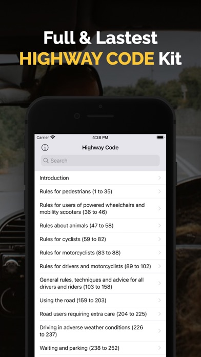 Highway Code UK 2024 Screenshot