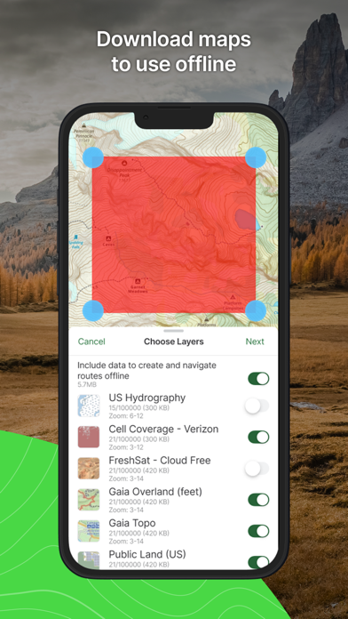 Gaia GPS: Mobile Trail Maps Screenshot