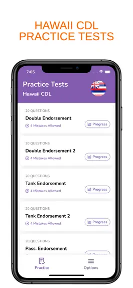 Game screenshot Hawaii HI CDL Permit Prep mod apk