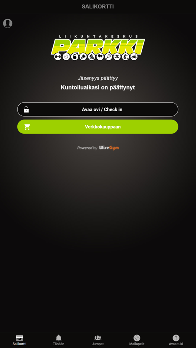 Liikuntakeskus Parkki Screenshot