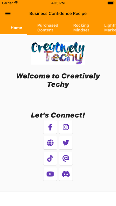 Creatively Techy Screenshot
