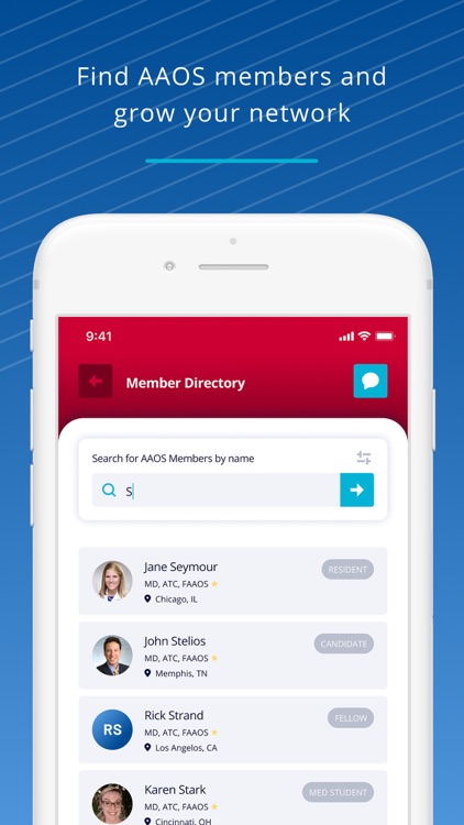 Membership App - AAOS